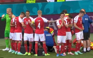 Tiền vệ Eriksen đột quỵ ở trận Đan Mạch vs Phần Lan, nhiều ngôi sao cùng cầu nguyện