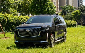 Cận cảnh siêu SUV Mỹ Cadillac Escalade ESV Premium Luxury 2021 đầu tiên tại Việt Nam