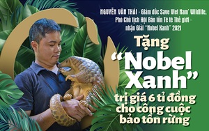Giám đốc Save Viet Nam’s Wildlife Nguyễn Văn Thái: Tặng giải “Nobel Xanh” trị giá 6 tỷ đồng cho công cuộc bảo tồn rừng