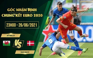 Góc nhận định kết quả vòng 1/8 EURO 2020: Trận Xứ Wales vs Đan Mạch
