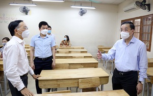 Kiểm tra công tác chuẩn bị thi vào lớp 10, Chủ tịch Hà Nội đưa ra nhiều lưu ý với thí sinh