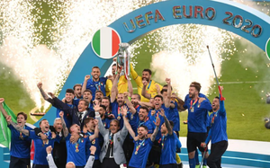 CHÙM ẢNH: Italia ăn mừng chức vô địch EURO 2020 ngay tại Wembley