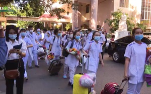 Khánh Hòa: Các &quot;chiến sĩ áo trắng&quot; lên đường hỗ trợ phòng, chống dịch Covid-19 cho tỉnh Phú Yên