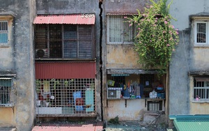 50 hộ dân đang sống trong khu tập thể &quot;chờ sập&quot; ở trung tâm Hà Nội