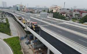 Toàn cảnh 6 cầu nối đường trên cao Mai Dịch với đường vành đai 3 sắp hoàn thiện