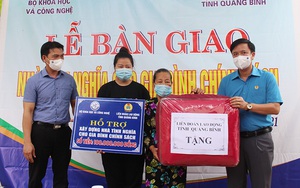 Bộ Khoa học và Công nghệ trích 1,2 tỷ hỗ trợ xây 12 nhà tình nghĩa