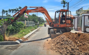 Hải Phòng:  Sau phản ánh của Dân Việt, đường giao thông 5 tỷ đồng có dấu hiệu hư hỏng đã được thi công tiếp