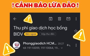 Cảnh báo email giả mạo ĐH Sư phạm Kỹ thuật TP.HCM lừa đảo sinh viên chuyển tiền 