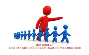 Quy định về thời hạn giữ chức vụ lãnh đạo đối với công chức