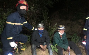 Đà Nẵng: Giải cứu người đàn ông bị mắc kẹt trên vách núi giữa đám cháy rừng