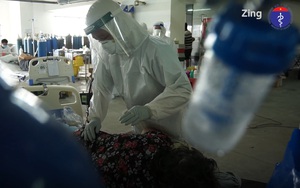 Cận cảnh khu điều trị, chăm sóc bệnh nhân Covid-19 nặng tại BV Dã chiến số 10, Thủ Đức, TP. HCM