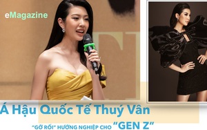 Á hậu Quốc tế Thúy Vân gỡ rối "khủng hoảng hướng nghiệp" cho Gen Z