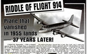 Bí ẩn chuyến bay cất cánh năm 1955, 37 năm sau mới hạ cánh