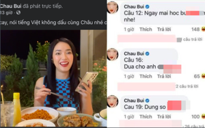 Châu Bùi xin lỗi vì livestream đọc tiếng Việt không dấu bị chỉ trích gay gắt, dễ gây hiểu lầm