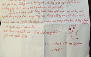 Những lá thư tay cảm ơn ấm lòng của nhiều bệnh nhân Covid-19 gửi các y, bác sĩ Đồng Nai