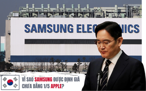 Vì sao Samsung được định giá chưa bằng 1/5 Apple?