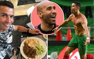Nhìn thực đơn của Ronaldo, các đồng đội ở M.U... nghẹn cả họng