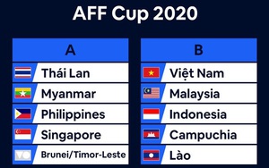 Kết quả bốc thăm AFF Cup 2020: ĐT Việt Nam cùng bảng 4 "bại tướng"