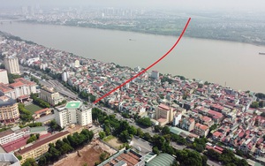 Cận cảnh vị trí xây dựng cầu Trần Hưng Đạo 9.000 tỷ đồng bắc qua sông Hồng