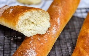 Mách bạn cách làm bánh mì vỏ giòn đặc ruột ngay tại nhà