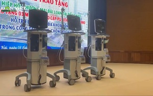 8 máy thở cao cấp trị giá chục tỷ đồng được trao tặng cho Đồng Nai