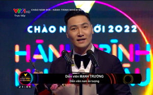Mạnh Trường, Hồng Diễm xuất sắc giành giải Diễn viên ấn tượng VTV Awards 2021