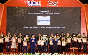 Khang Điền 3 năm liên tiếp đạt top 50 doanh nghiệp xuất sắc nhất việt nam
