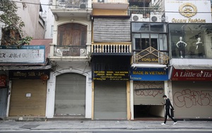 Hình ảnh hàng loạt hàng quán tại Hà Nội phải đóng cửa nghỉ Tết sớm vì quá ế ẩm