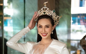 Hoa hậu Thùy Tiên nói gì về giá trị vương miện Miss Grand Vietnam 2022 trước chung kết?