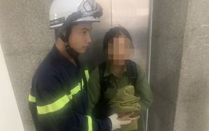 Hà Nội: Giải cứu 1 cháu bé bị kẹt thang máy ở Khu đô thị Thành phố Giao lưu
