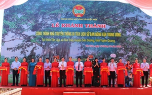 Trung ương Hội Nông dân Việt Nam tổ chức khánh thành Nhà truyền thống di tích lịch sử Ban Nông vận Trung ương