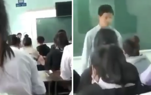 Giật mình clip nữ sinh chửi tục, cãi tay đôi với thầy giáo: "Ông đừng có đụng đến tôi"