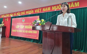 Tập huấn nghiệp vụ công tác Hội cho 105 cán bộ Hội Nông dân cấp Huyện và cấp xã của tỉnh Quảng Nam