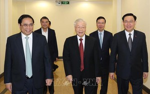 Tổng Bí thư Nguyễn Phú Trọng chủ trì Hội nghị thực hiện nghị quyết của Bộ Chính trị về vùng Đông Nam Bộ