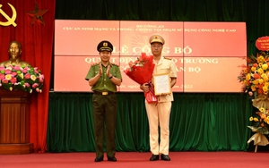 Trung tá Triệu Mạnh Tùng được bổ nhiệm làm Phó Cục trưởng Cục An ninh mạng, Bộ Công an