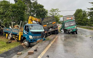 Quảng Trị: Tai nạn liên hoàn, ô tô tải biển ngũ quý 1 hư hỏng nặng