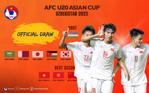 U20 Việt Nam rơi vào bảng "tử thần" VCK U20 châu Á 2023