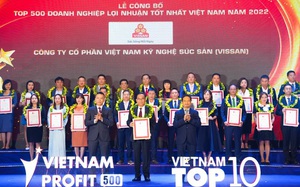 VISSAN đạt danh hiệu Top 10 công ty thực phẩm uy tín & Top 500 doanh nghiệp lợi nhuận tốt nhất Việt Nam năm 2022