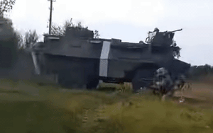 Nga tung hình ảnh thiết giáp VAB Pháp chuyển cho Ukraine trúng mìn tại Kherson