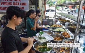 Hà Nội: Cơm tấm miền Tây hút khách, chưa hết ngày đã hết hơn 700 suất