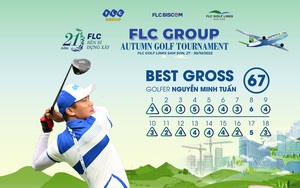 Golfer Nguyễn Minh Tuấn lập kỷ lục 67 gậy, lên ngôi vô địch FLC Group Autumn Golf Tournament