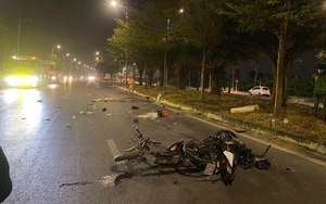 Tai nạn giao thông trong đêm ở Hà Nội, 1 người tử vong tại chỗ