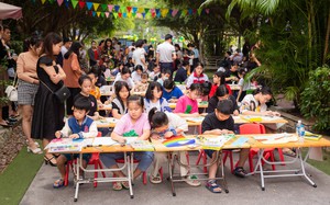 Nghệ An: 400 họa sĩ nhí thành Vinh sáng tạo sắc màu thiên nhiên