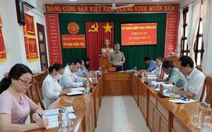 Bình Thuận: Kiểm tra khi có dấu hiệu vi phạm đối với Đảng ủy Sở NNPTNT, Đảng ủy Sở Tài chính…