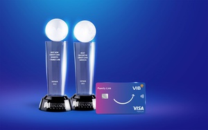 VIB lập cú đúp giải thưởng quốc tế về thẻ tín dụng hai năm liên tiếp