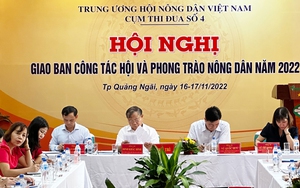 Phó Chủ tịch Hội NDVN Đinh Khắc Đính chủ trì Hội nghị giao ban Cụm thi đua số 4 tổ chức tại Quảng Ngãi