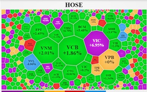 230 mã tăng trần, VN-Index tăng hơn 26 điểm, nhưng hai "ông lớn" bất động sản vẫn chưa được giải cứu