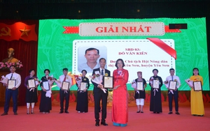 Chủ tịch Hội Nông dân một thị trấn "rinh" giải Nhất Hội thi Cán bộ Hội Nông dân cơ sở giỏi tỉnh Tuyên Quang