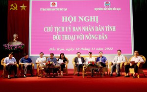 Hội nghị Chủ tịch UBND tỉnh đối thoại với nông dân tại Bắc Kạn: Thẳng thắn, chất lượng và cởi mở