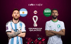 Argentina khó ghi bàn vào lưới Ả rập Xê út trong hiệp 1